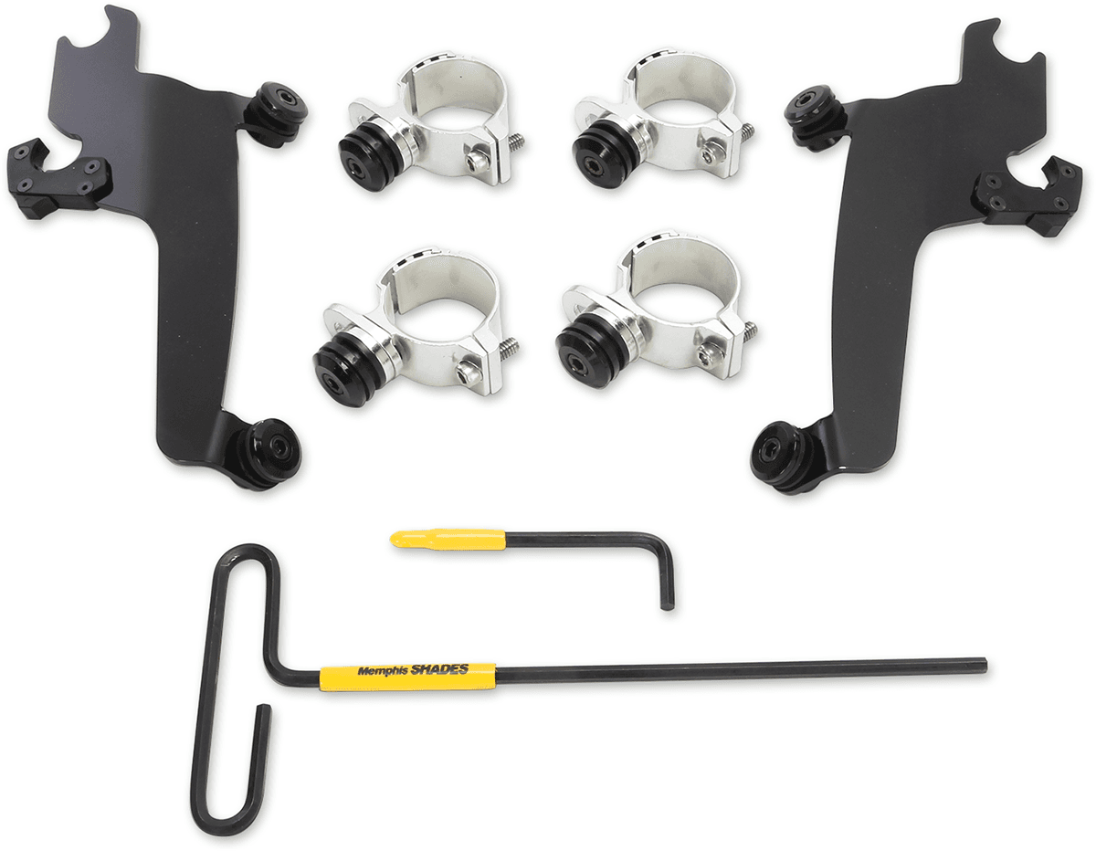 MEMPHIS SHADES 2321-0377 Trigger Lock Sportshield Mounting Kit - Vegas - Black