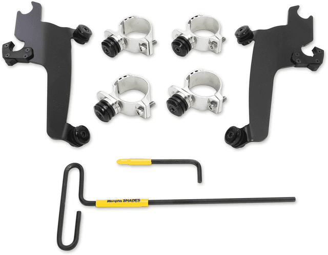 MEMPHIS SHADES 2321-0377 Trigger Lock Sportshield Mounting Kit - Vegas - Black