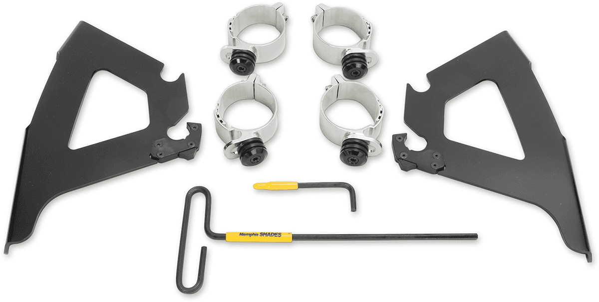 MEMPHIS SHADES 2321-0389 Fats/Slim Trigger Lock Mounting Kit - Hammer - Black