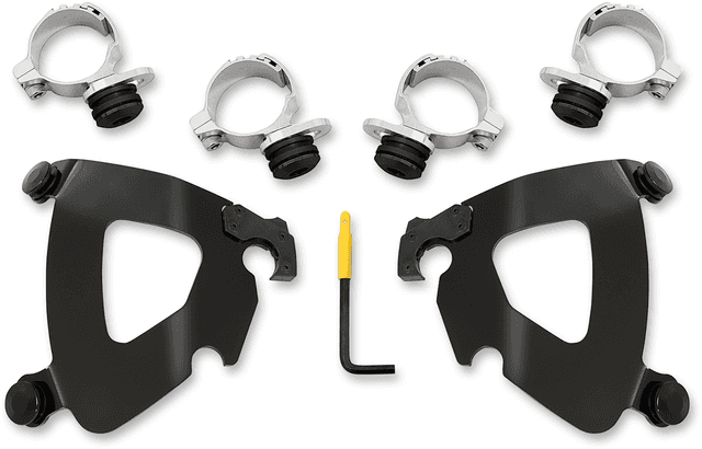 MEMPHIS SHADES 2321-0393 Gauntlet Mounting Kit - Black - Scout