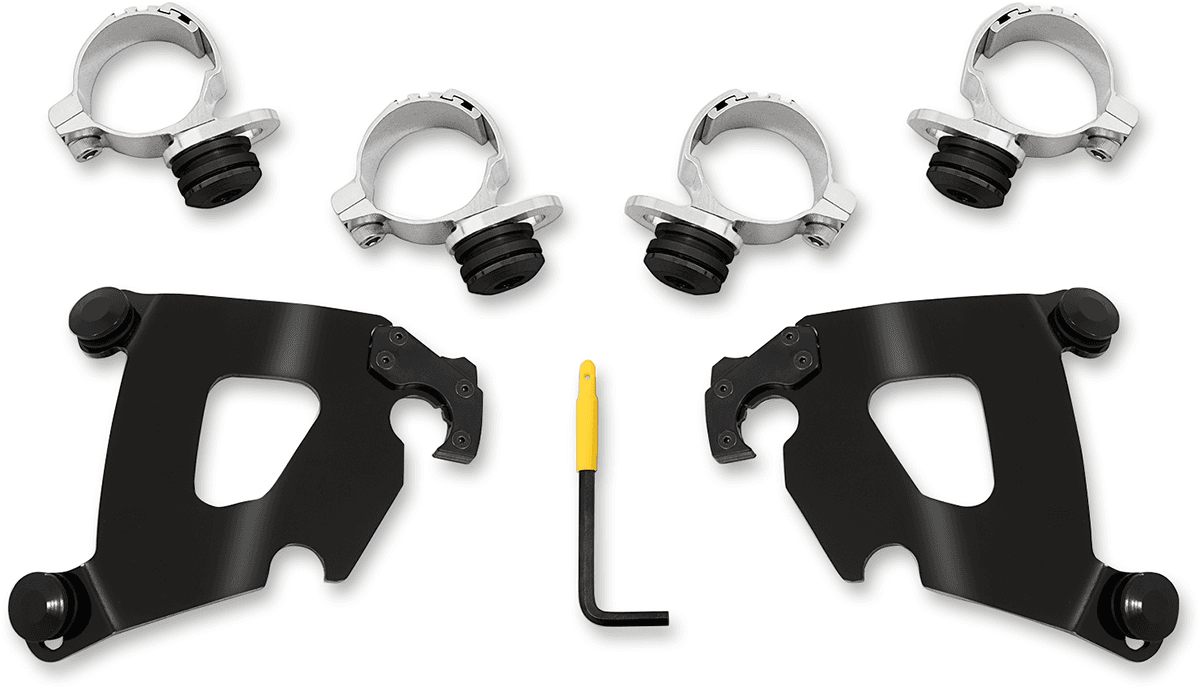 MEMPHIS SHADES 2321-0397 Cafe Mounting Kit - Black - Scout