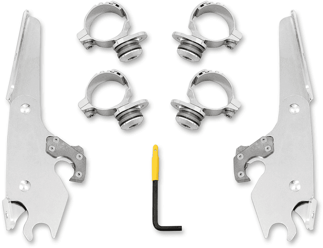 MEMPHIS SHADES 2321-0403 Batwing Mounting Kit - Polished - Scout