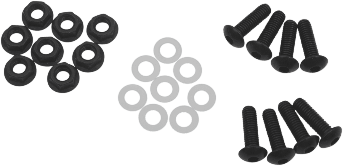 PUIG HI-TECH PARTS 2321-0413 Windscreen Screw Kit - Black