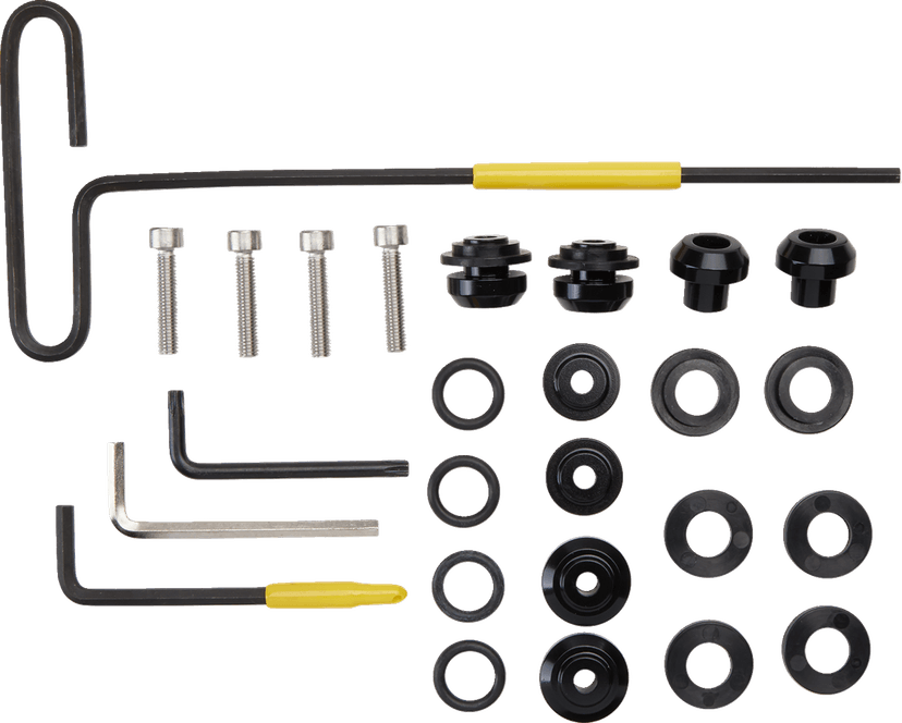 MEMPHIS SHADES 2321-0770 Road Warrior Mounting Kit - Black - Chief Bobber — image 2 of 2