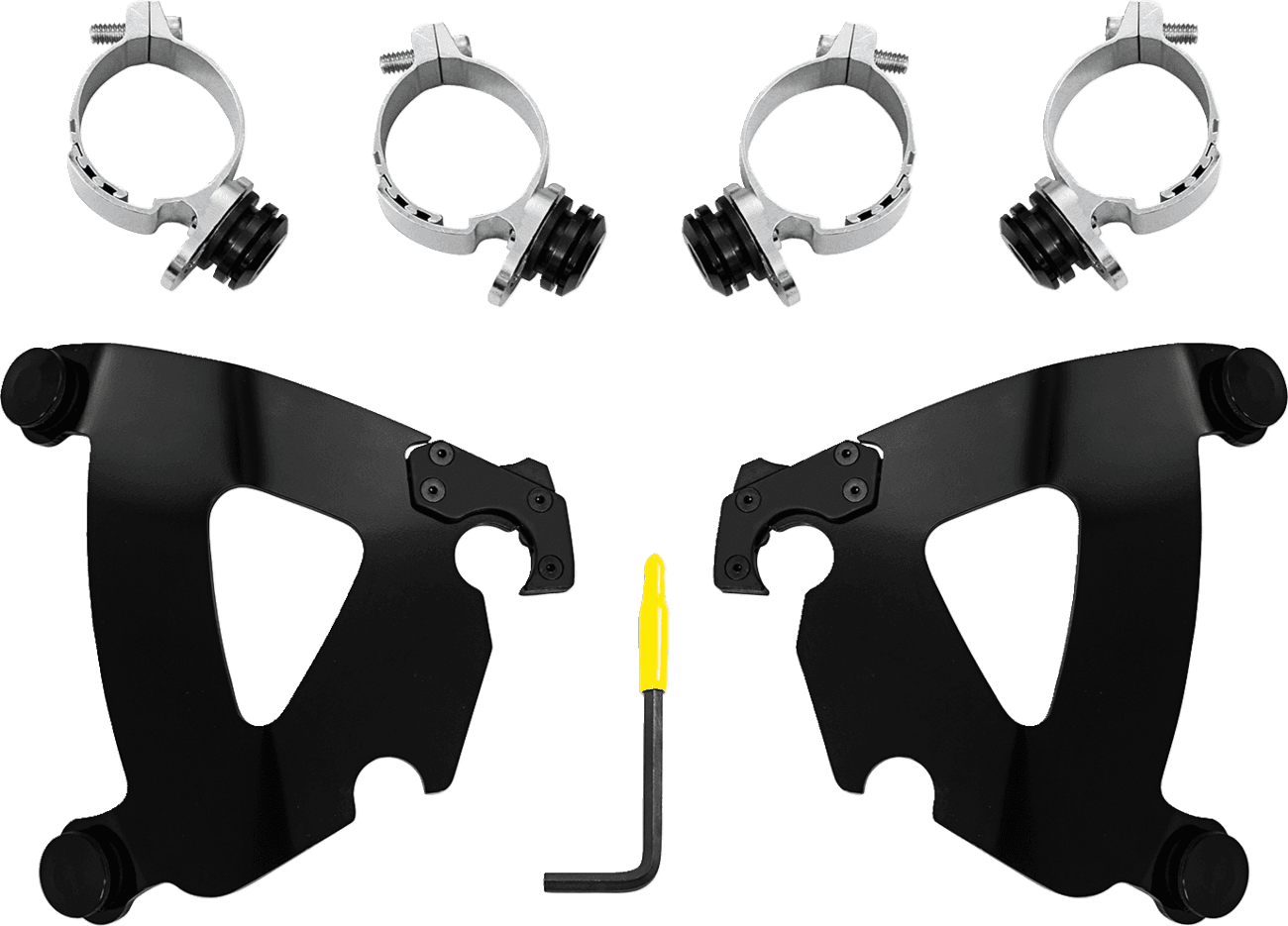 MEMPHIS SHADES 2321-0774 Road Warrior Mounting Kit - Black - Chief
