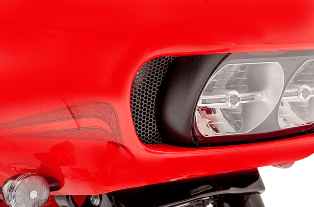 KLOCK WERKS 2330-0199 Fairing Vent Screen - Round - Black - FLTR — image 3 of 4