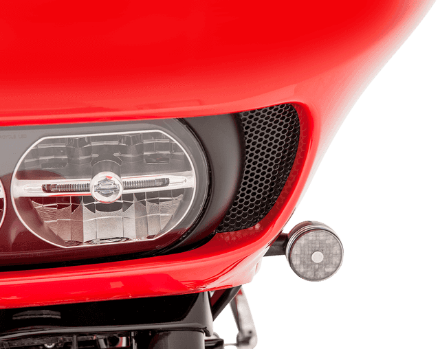 KLOCK WERKS 2330-0199 Fairing Vent Screen - Round - Black - FLTR — image 4 of 4