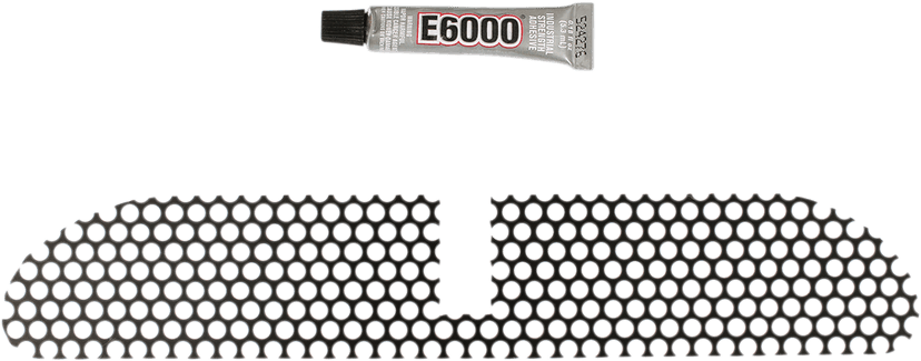 KLOCK WERKS 2330-0200 Fairing Vent Screen - Round - Black - FLHT/FLHX