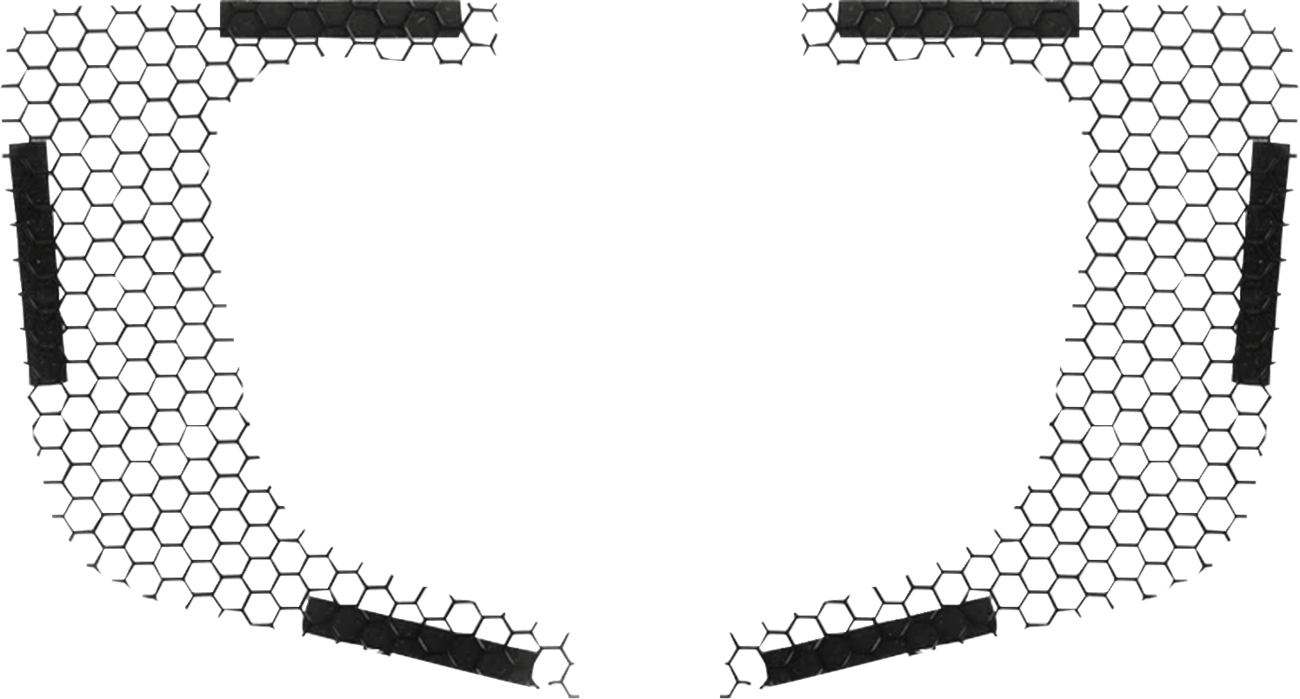 KLOCK WERKS 2330-0237 Fairing Vent Screen - Indian