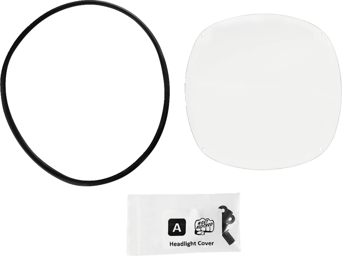 KLOCK WERKS 2330-0327 Headlight Cover - FXRP Fairing