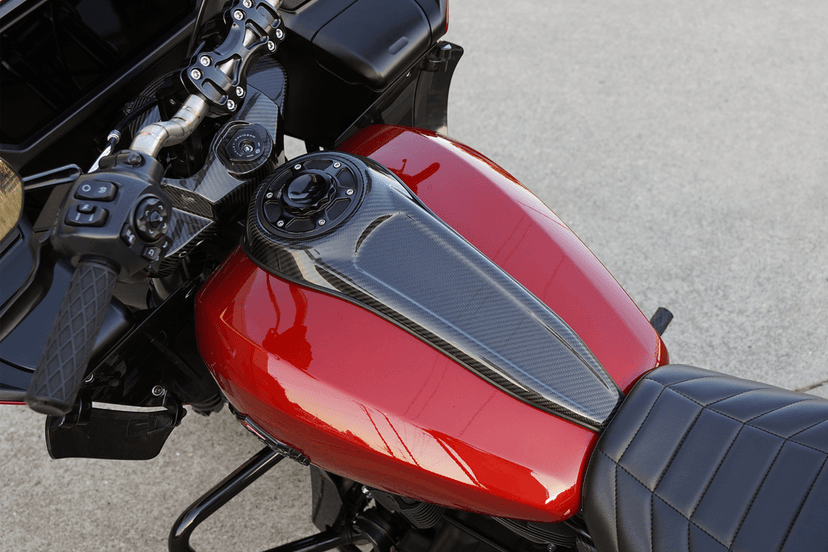 ARLEN NESS 2330-0336 Tank Dash Panel - Carbon Fiber - FLTRX/FLHX — image 2 of 3