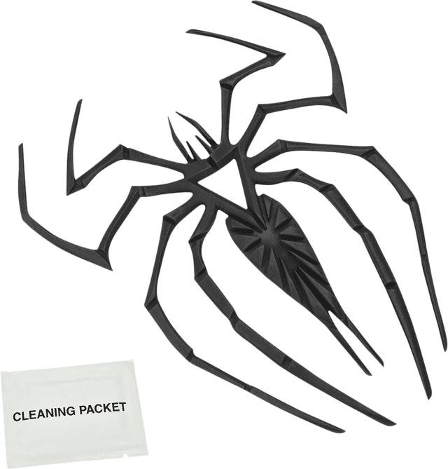 SHOW CHROME 2331-0158 Tank Pad - Spider - Black — image 1 of 2
