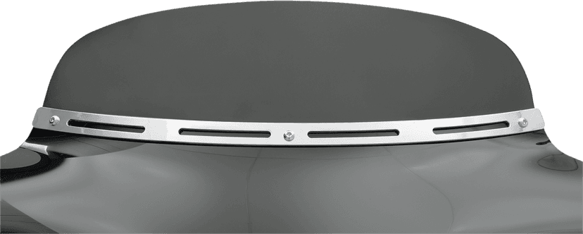 MEMPHIS SHADES 2350-0110 Fairing Windshield Trim - Stainless Steel - Polished — image 1 of 2