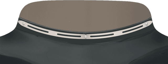 MEMPHIS SHADES 2350-0134 Fairing Windshield Trim - Stainless Steel - Slotted - Slim — image 1 of 5