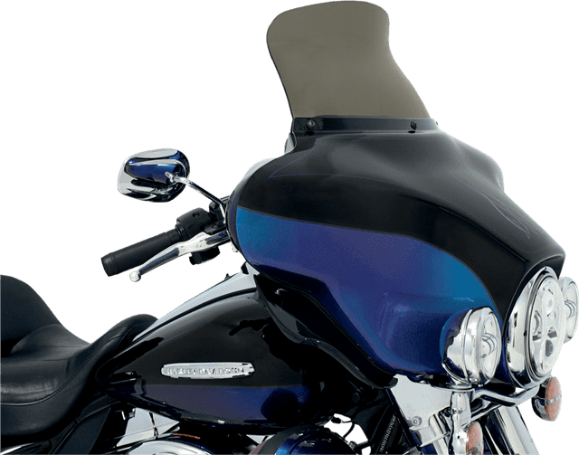 MEMPHIS SHADES 2350-0179 Spoiler Windshield - 9" - Smoke - FLH — image 1 of 2