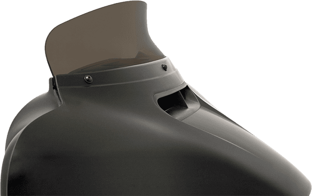 MEMPHIS SHADES 2350-0237 Spoiler Windshield - 4-1/2" - Smoke - FLH — image 2 of 4