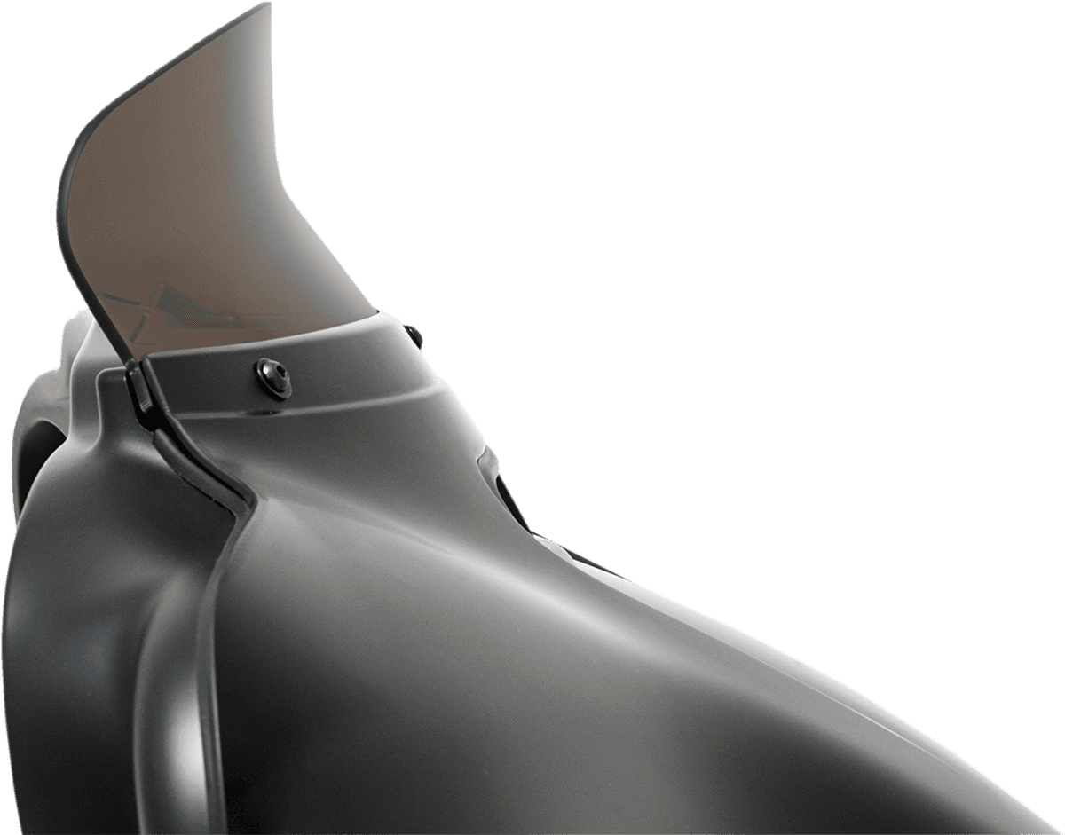 MEMPHIS SHADES 2350-0237 Spoiler Windshield - 4-1/2" - Smoke - FLH