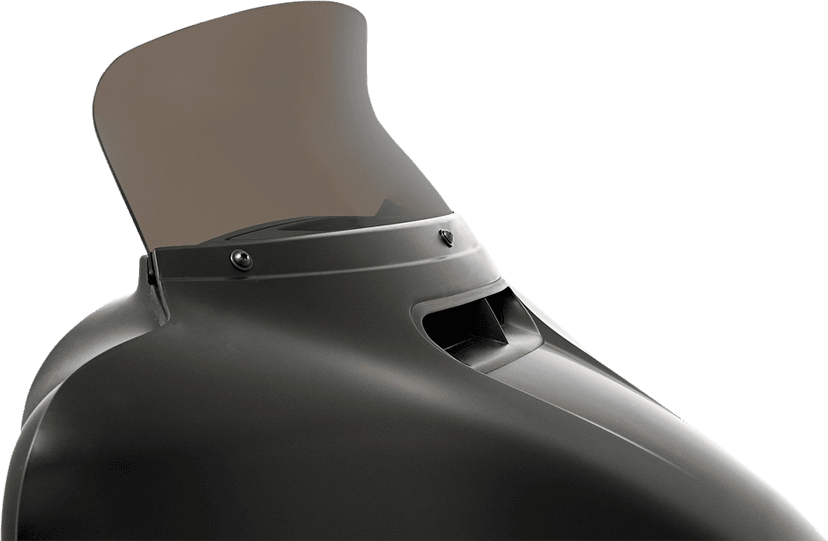 MEMPHIS SHADES 2350-0239 Spoiler Windshield - 6-1/2" - Smoke - FLH — image 3 of 3