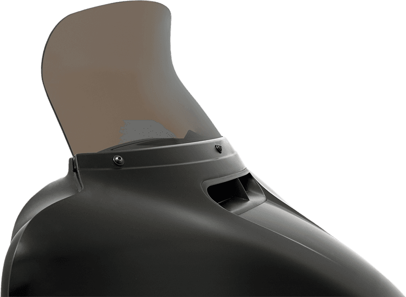 MEMPHIS SHADES 2350-0241 Spoiler Windshield - 8-1/2" - Smoke - FLH — image 2 of 3