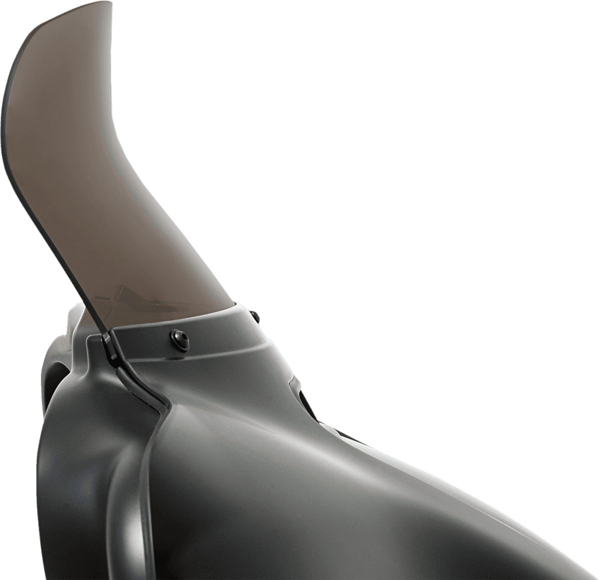 MEMPHIS SHADES 2350-0241 Spoiler Windshield - 8-1/2" - Smoke - FLH