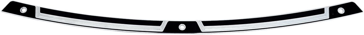 KLOCK WERKS 2350-0321 Flare® Windshield Trim - FLW - Black Contrast - '14-'25 FLH