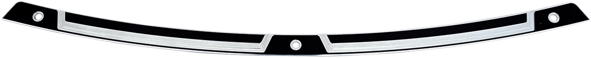 KLOCK WERKS 2350-0321 Flare® Windshield Trim - FLW - Black Contrast - '14-'25 FLH