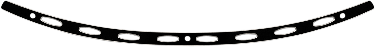MEMPHIS SHADES 2350-0366 Windshield Trim - Black - Oval - '96-'13 FLH