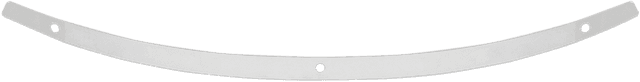 MEMPHIS SHADES 2350-0369 Windshield Trim - Polished - Solid - FLH