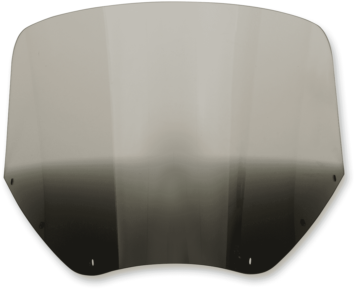 MEMPHIS SHADES 2350-0446 Road Warrior Windshield - Black Smoke - 11"