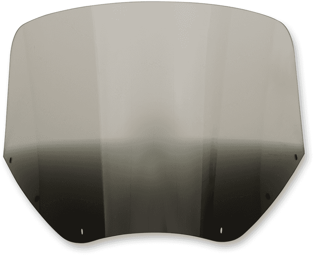 MEMPHIS SHADES 2350-0446 Road Warrior Windshield - Black Smoke - 11"
