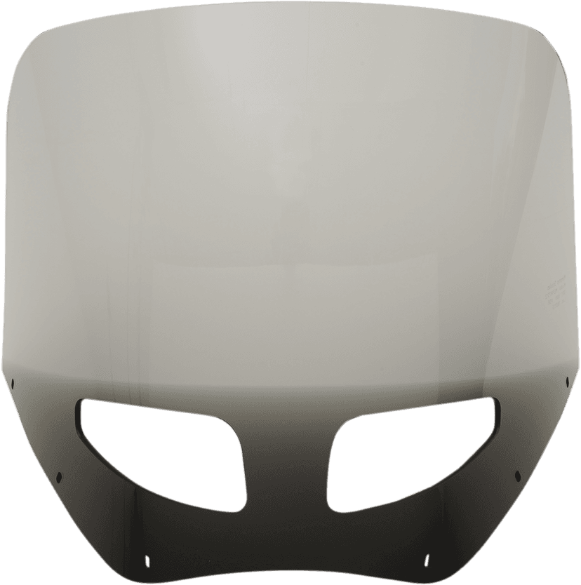 MEMPHIS SHADES 2350-0463 Road Warrior Windshield - Vented - Black Smoke - 13"
