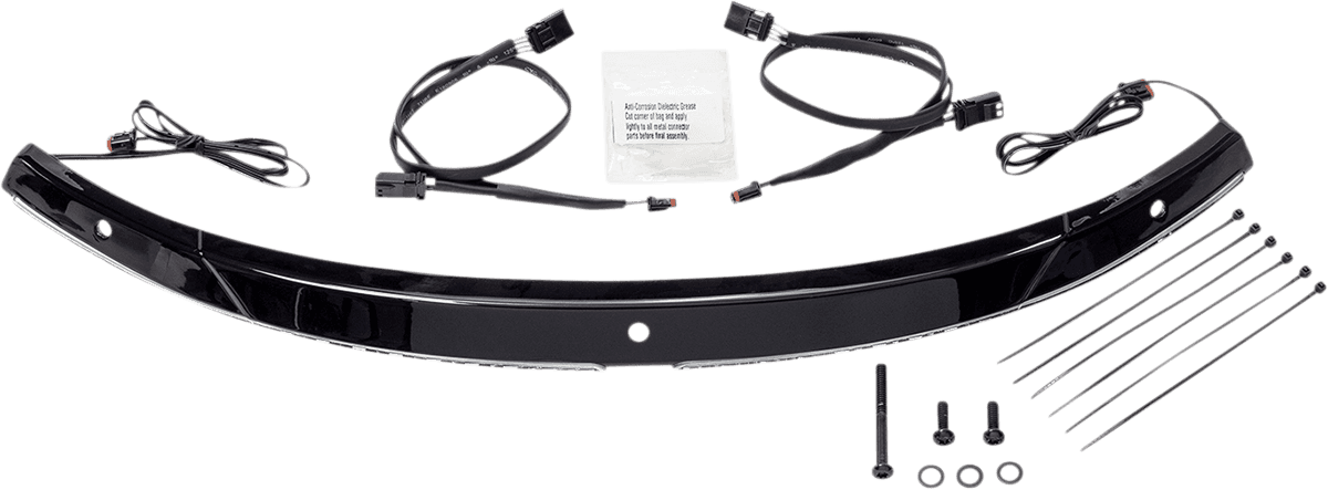 CIRO 2350-0470 LED Windshield Trim - Black - FLH