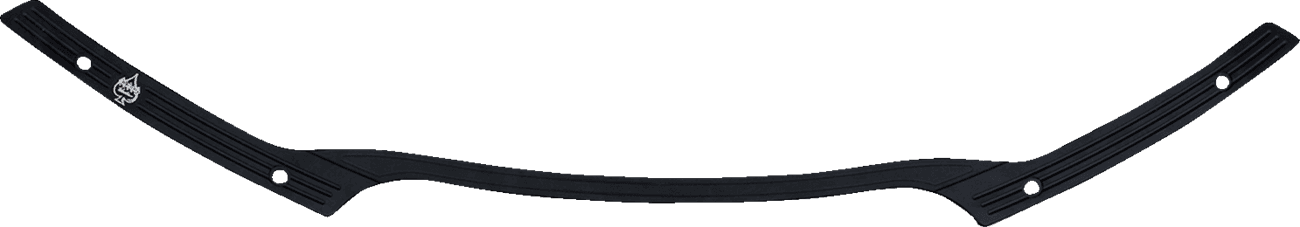 KLOCK WERKS 2350-0509 Flare® Windshield Trim - Logo - Black w/ Contrast Logo - '15-'25 FLTR