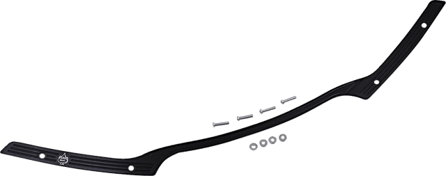 KLOCK WERKS 2350-0509 Flare® Windshield Trim - Logo - Black w/ Contrast Logo - '15-'25 FLTR — image 2 of 3