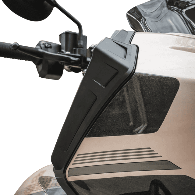 KLOCK WERKS 2350-0577 Flare® Wings - Black - '20-'25 Indian — image 4 of 4