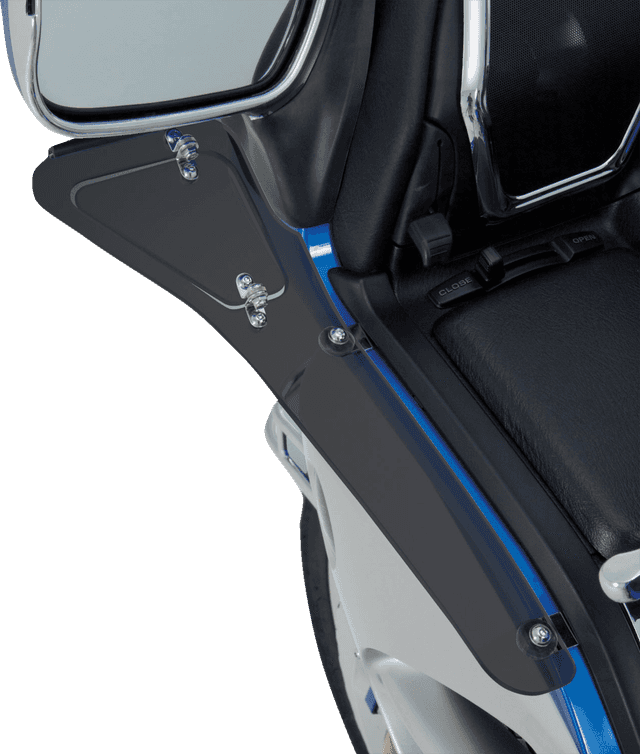 SHOW CHROME 2350-0590 Upper Wind Deflectors - GL 1800 — image 2 of 2