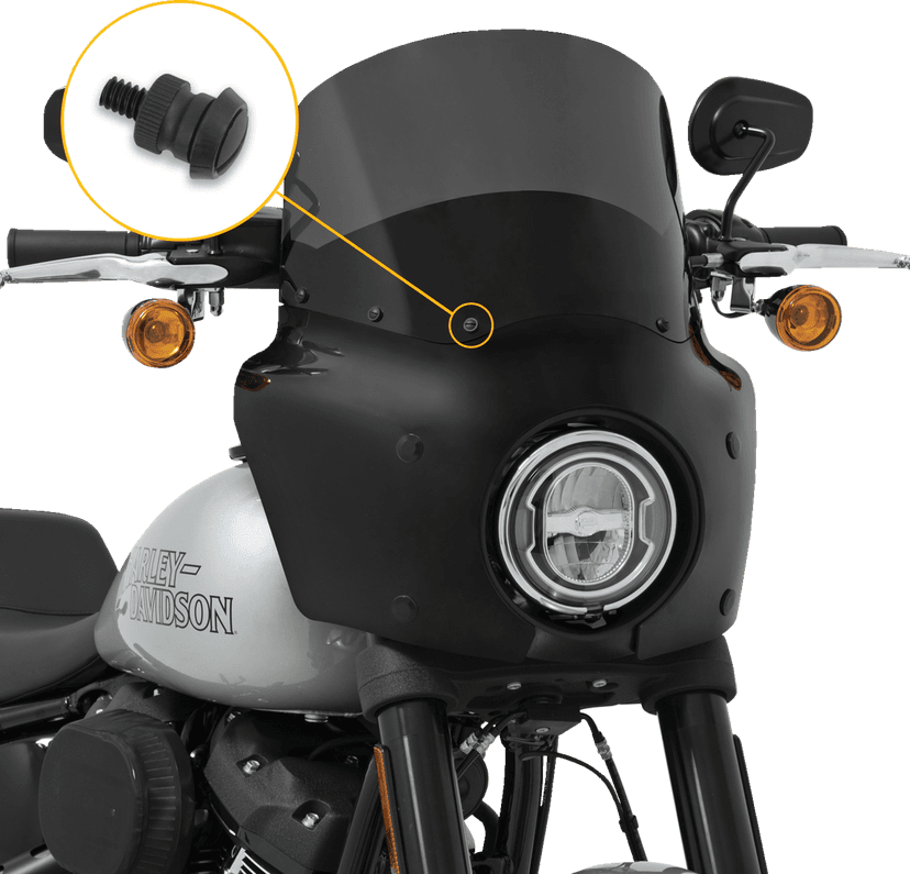 MEMPHIS SHADES 2350-0608 Windshield Hardware - Road Warrior — image 2 of 3