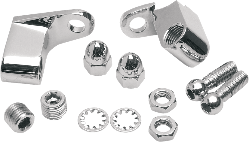 DRAG SPECIALTIES 2401-0078 Front Signal Mounts - Big Twin