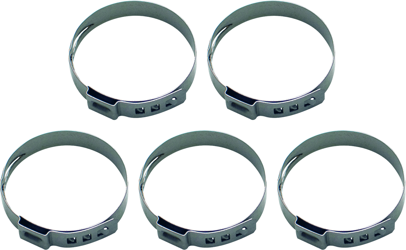 MOTION PRO 2401-0554 Ear Clamps - Cooling System - Stepless - 36.4-39.6 mm - 5 Pack