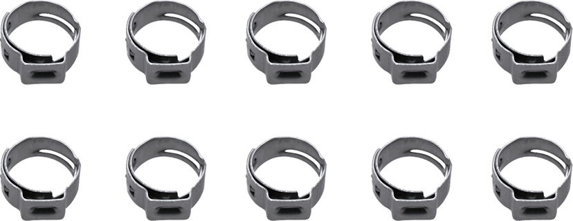 MOTION PRO 2401-0559 Ear Clamps - Fuel Line - Stepless - 10.8-13.3 mm - 10 Pack — image 1 of 2