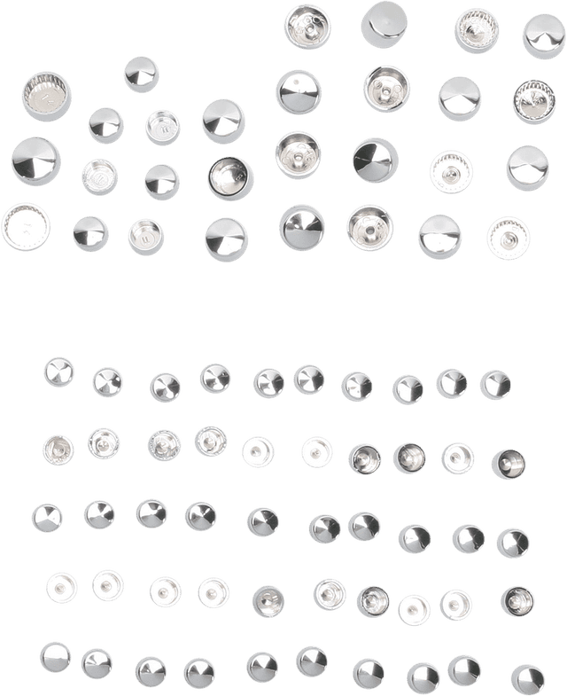 DRAG SPECIALTIES 2401-0697 Bolt Cover Kit - Engine - Chrome - Twin Cam