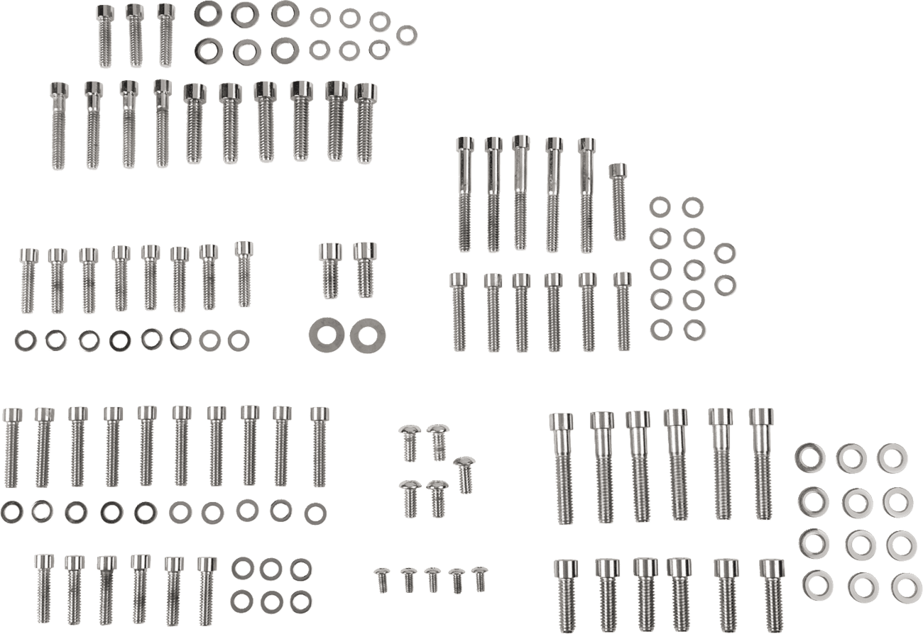 DRAG SPECIALTIES 2401-0761 Bolt Kit - Complete Motor - Smooth/Socket-Head - '06 Dyna