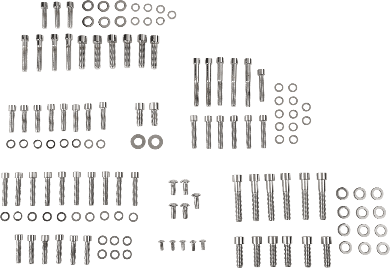 DRAG SPECIALTIES 2401-0761 Bolt Kit - Complete Motor - Smooth/Socket-Head - '06 Dyna