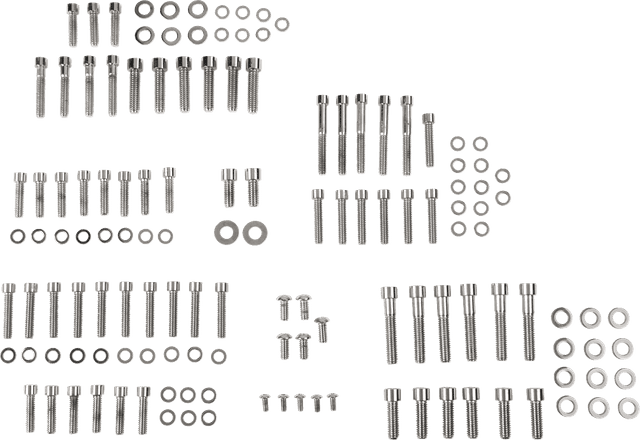 DRAG SPECIALTIES 2401-0761 Bolt Kit - Complete Motor - Smooth/Socket-Head - '06 Dyna — image 1 of 2