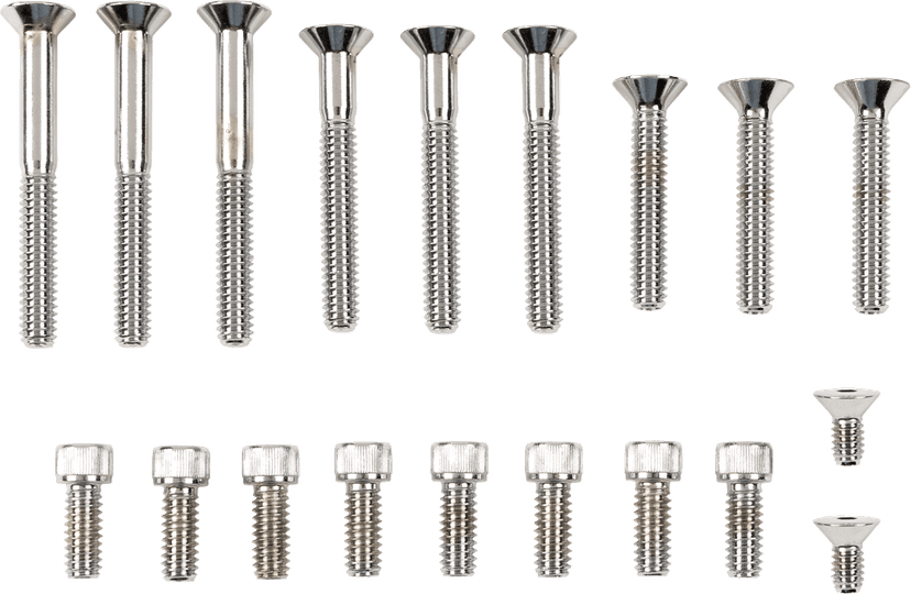 DRAG SPECIALTIES 2401-0775 Bolt Kit - Primary/Transmission Side Cover/Derby Cover - Knurled - Touring — image 1 of 2