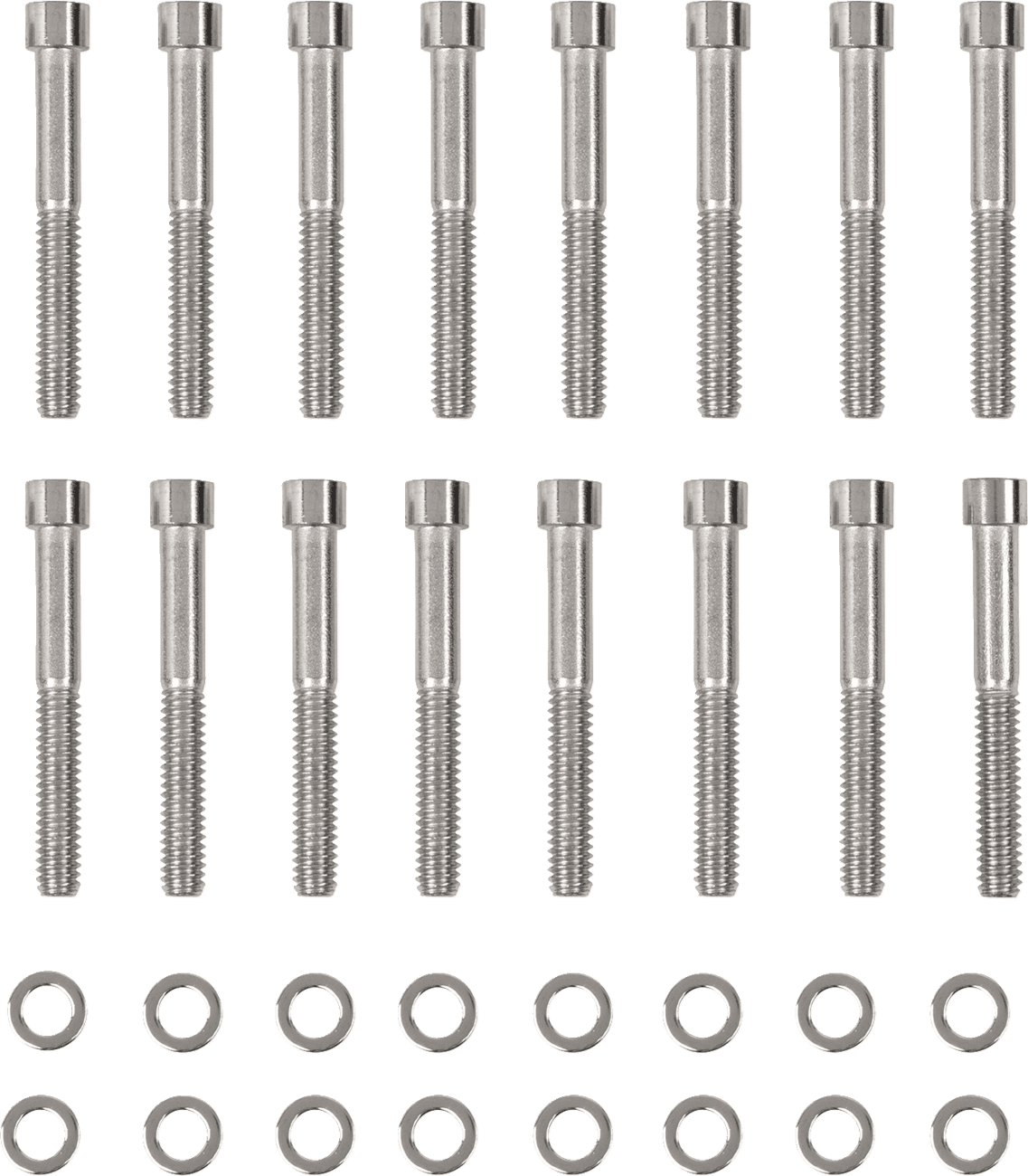 DRAG SPECIALTIES 2401-0784 Bolt Kit - Primary Cover - Smooth - Chrome - Sportster