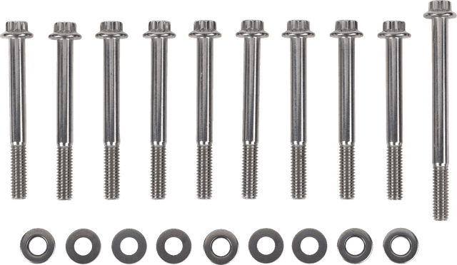 FEULING OIL PUMP CORP. 2401-0809 Fastener Kit - Engine Case without Balance Shafts - Dress-Up - Twin Cam