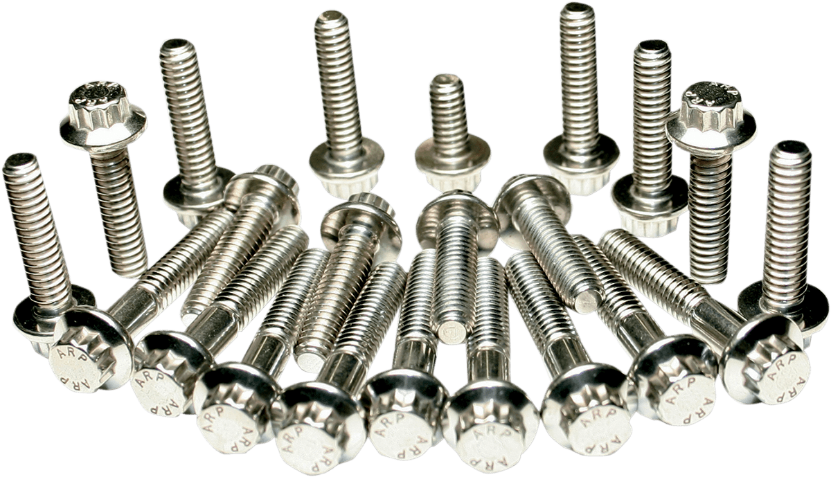 FEULING OIL PUMP CORP. 2401-0811 Fastener Kit - Cam Cover/Lifter Block - 12-Point/Dress-Up - Twin Cam