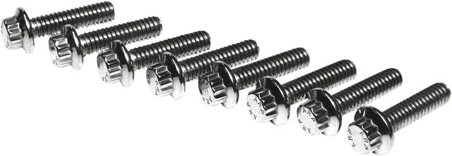 FEULING OIL PUMP CORP. 2401-0874 Bolts - Lifter Block - 12-Point/Dress-Up - 8 Pack - Twin Cam