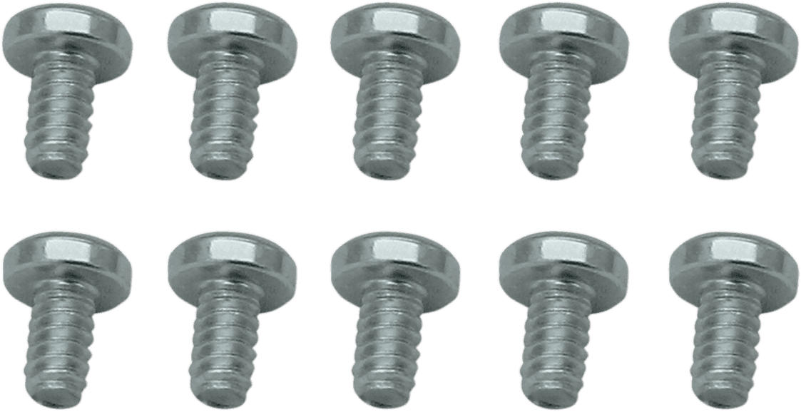 S&S CYCLE 2401-0923 Throttle Plate Screws - 10-Pack